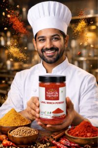 Saatvik Organic Lal Mirch Powder 200g — 100% Pure Red Chilli | No Artificial Color