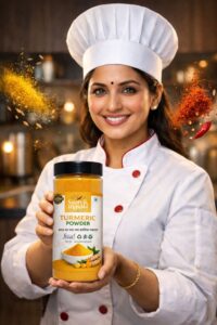 Saatvik Organic Haldi Powder 450g — 100% Pure Turmeric | No Chemicals